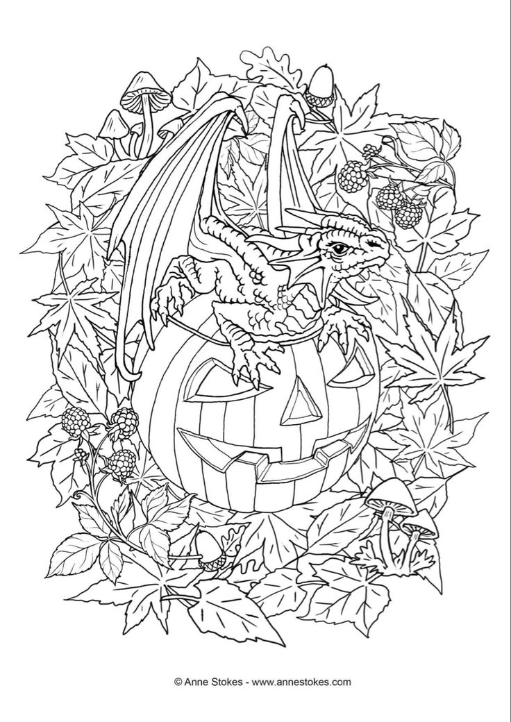 Pin by vikki looper on watercolorpainting dragon coloring page witch coloring pages detailed coloring pages