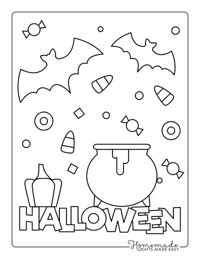 Free printable halloween coloring pages