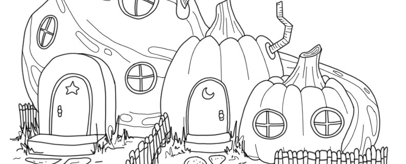 Halloween coloring competition