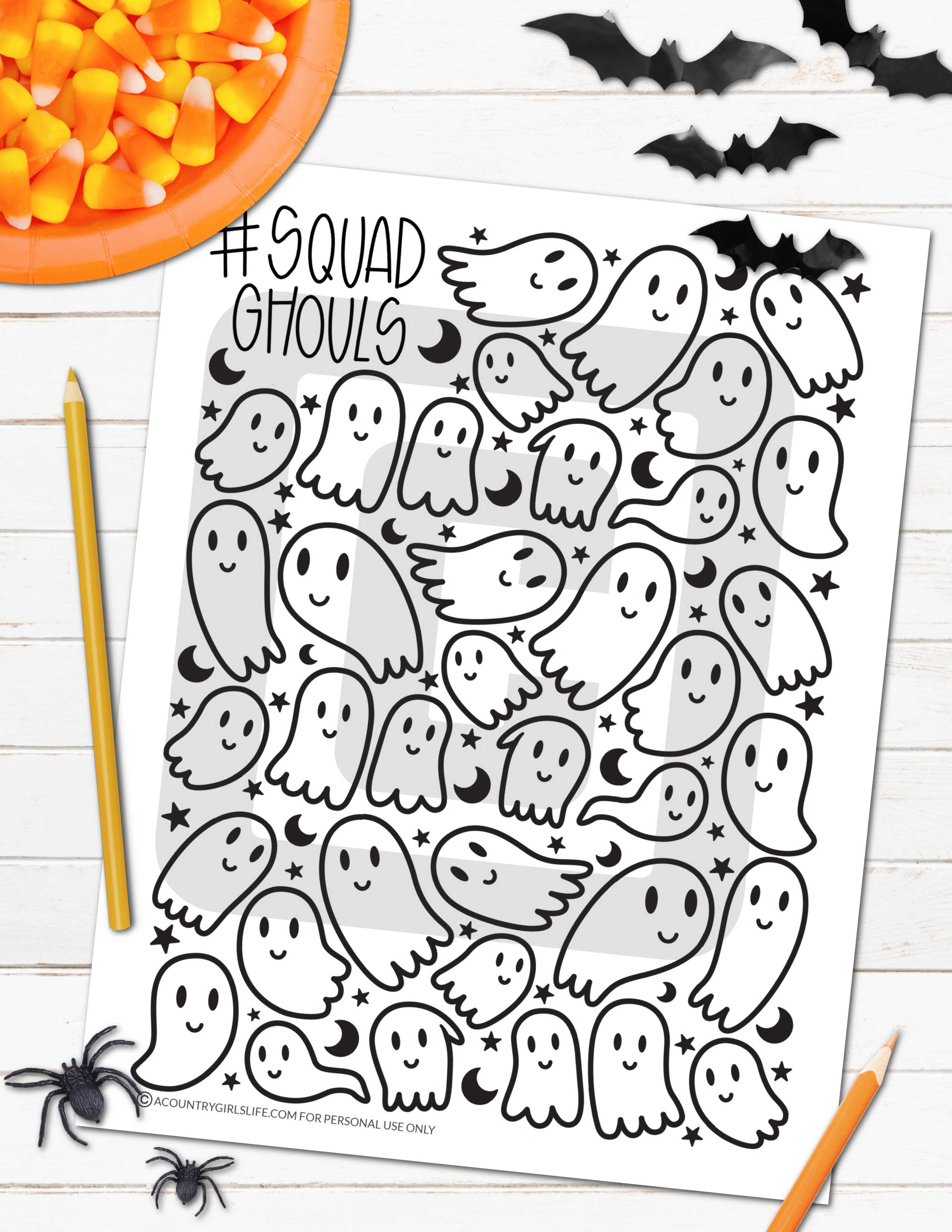Free halloween coloring pages cute