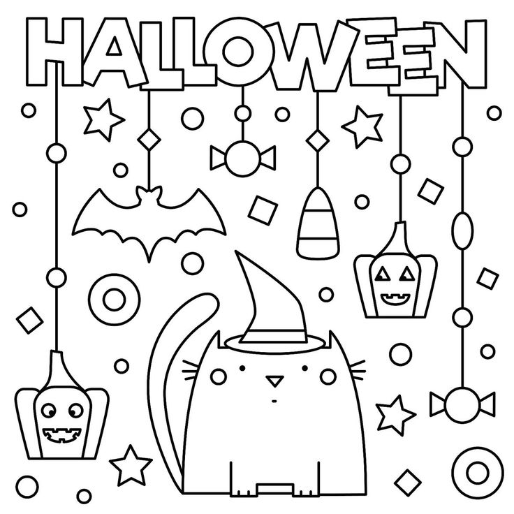 Halloween coloring pages free printable halloween activities for kids printables seconds mom free halloween coloring pages halloween coloring pages printable halloween coloring book