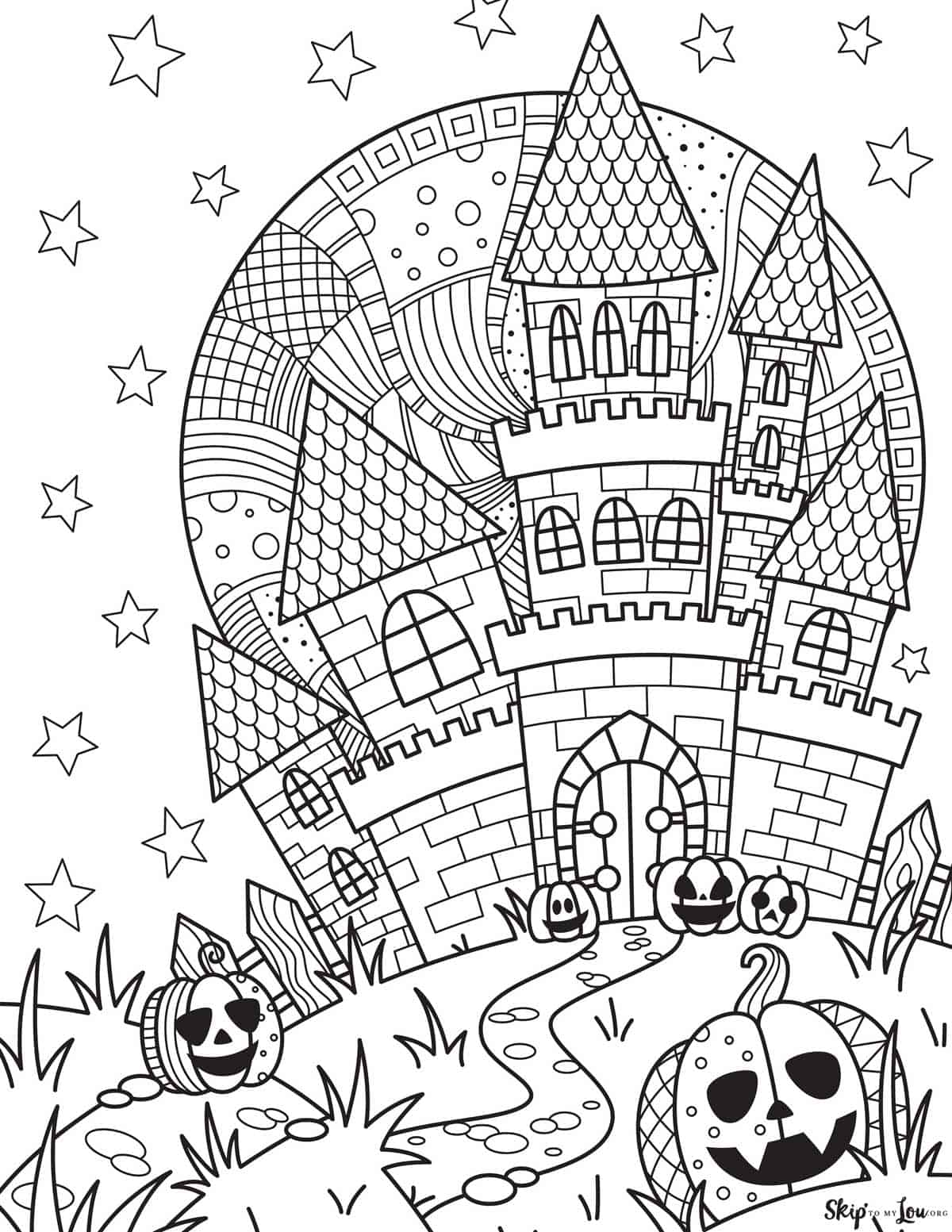 Cute halloween coloring pages to print and color skip to my lou