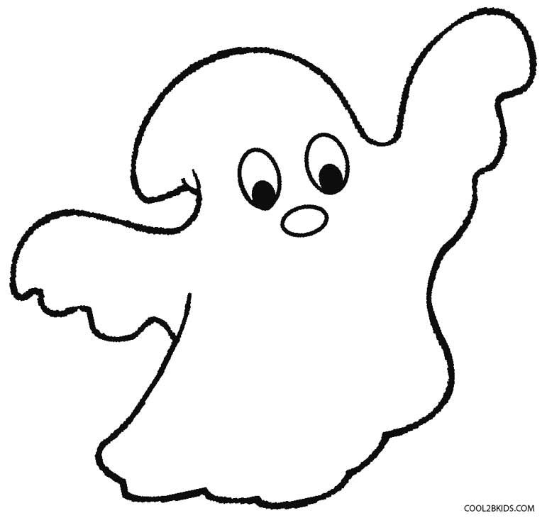 Printable ghost coloring pages for kids coolbkids halloween coloring pages halloween coloring fall coloring pages