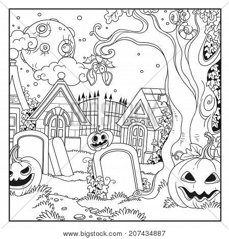 Halloween background vector photo free trial bigstock