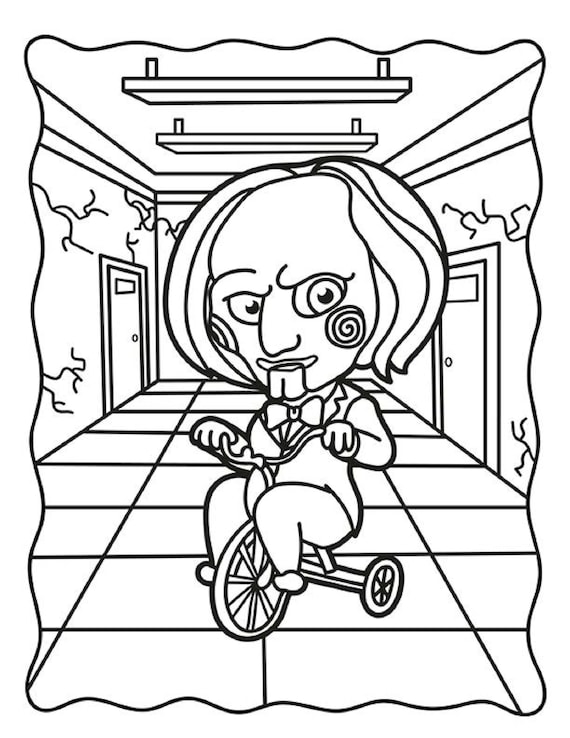 Halloween coloring pages spooky fun for all ages printable digital designs instant download