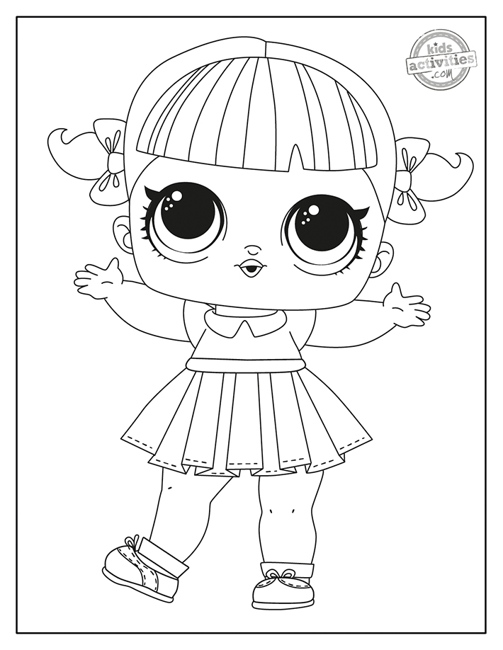 Free printable lol coloring pages lol dolls kids activities blog