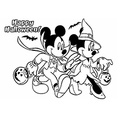 Amazing disney halloween coloring pages for your little ones