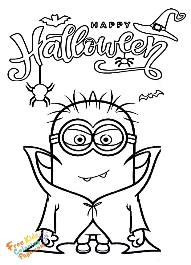 Minion halloween coloring pages minion halloween halloween coloring pages halloween coloring