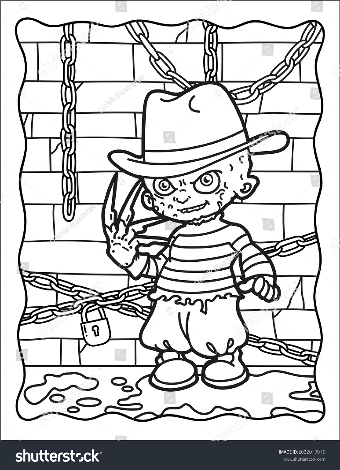 Coloring book children coloring book adults stock illustration