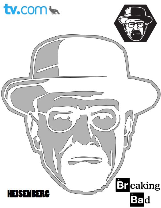 Heisenberg pumpkin stencil by tv download pdf heres a good example of the eâ halloween pumpkin stencils halloween pumpkin carving stencils pumpkin stencil