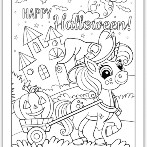 Free printable halloween coloring pages for all ages