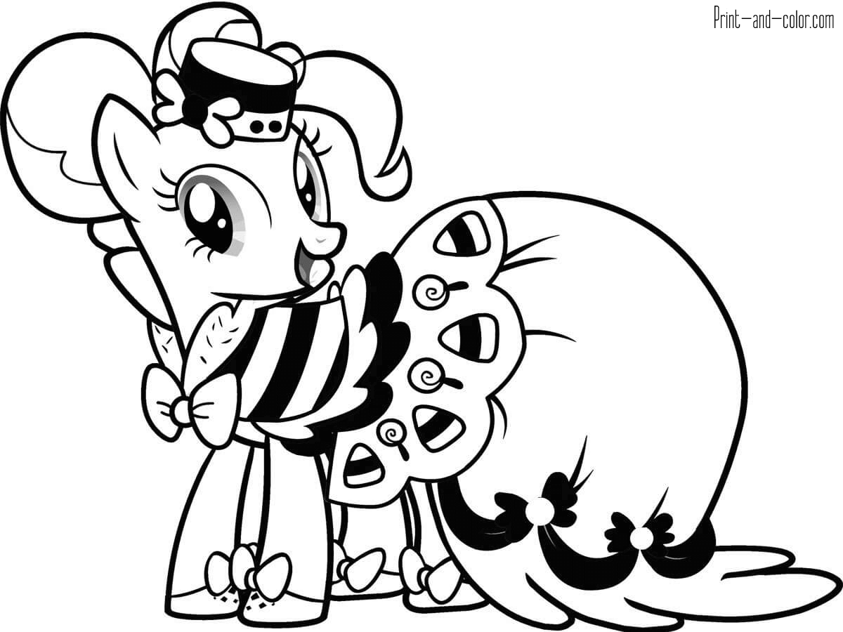 My little pony coloring pages print and color