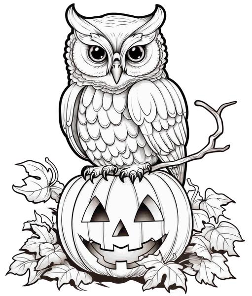 Free printable owls coloring pages list