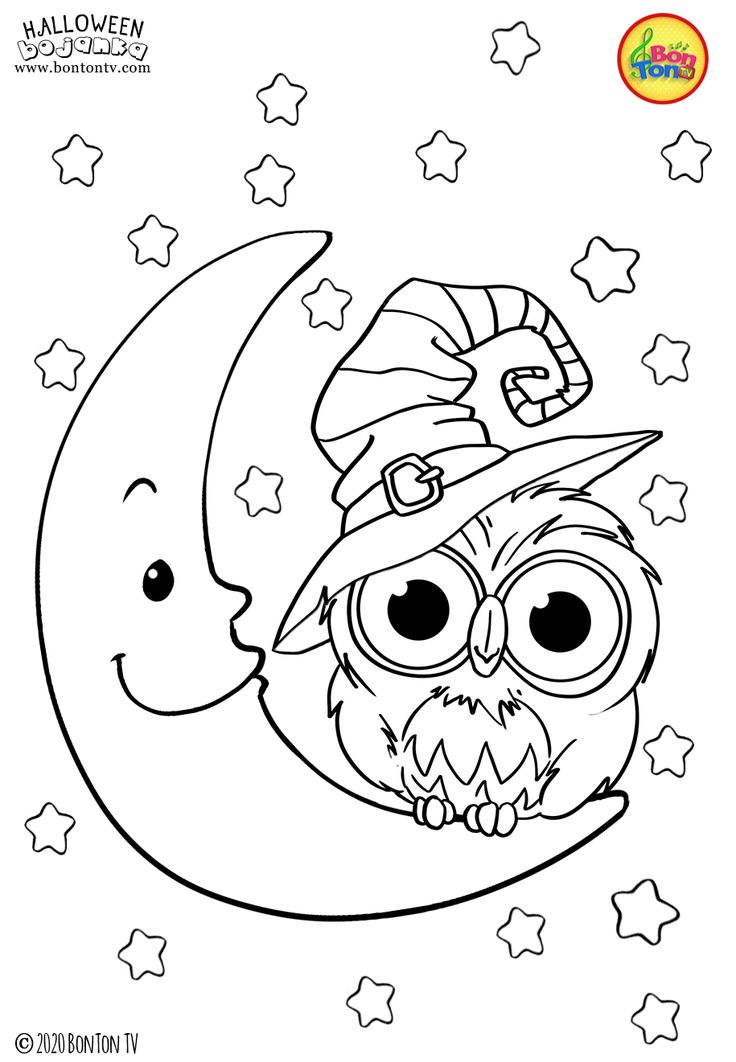 Halloween coloring pages for kids