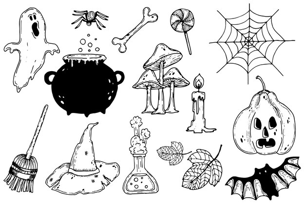 Page halloween coloring pages template