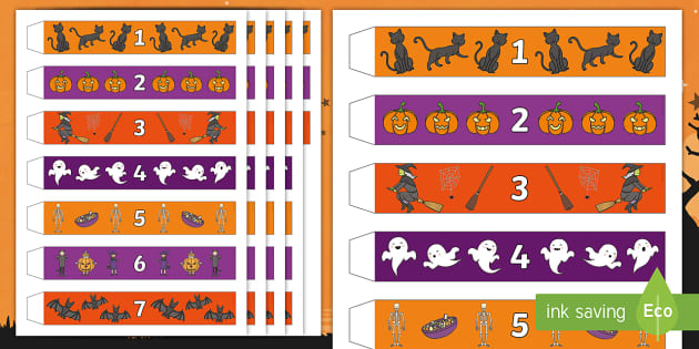 Halloween untdown paper chain halloween paper crafts