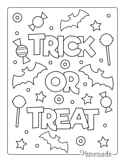 Free printable halloween coloring pages