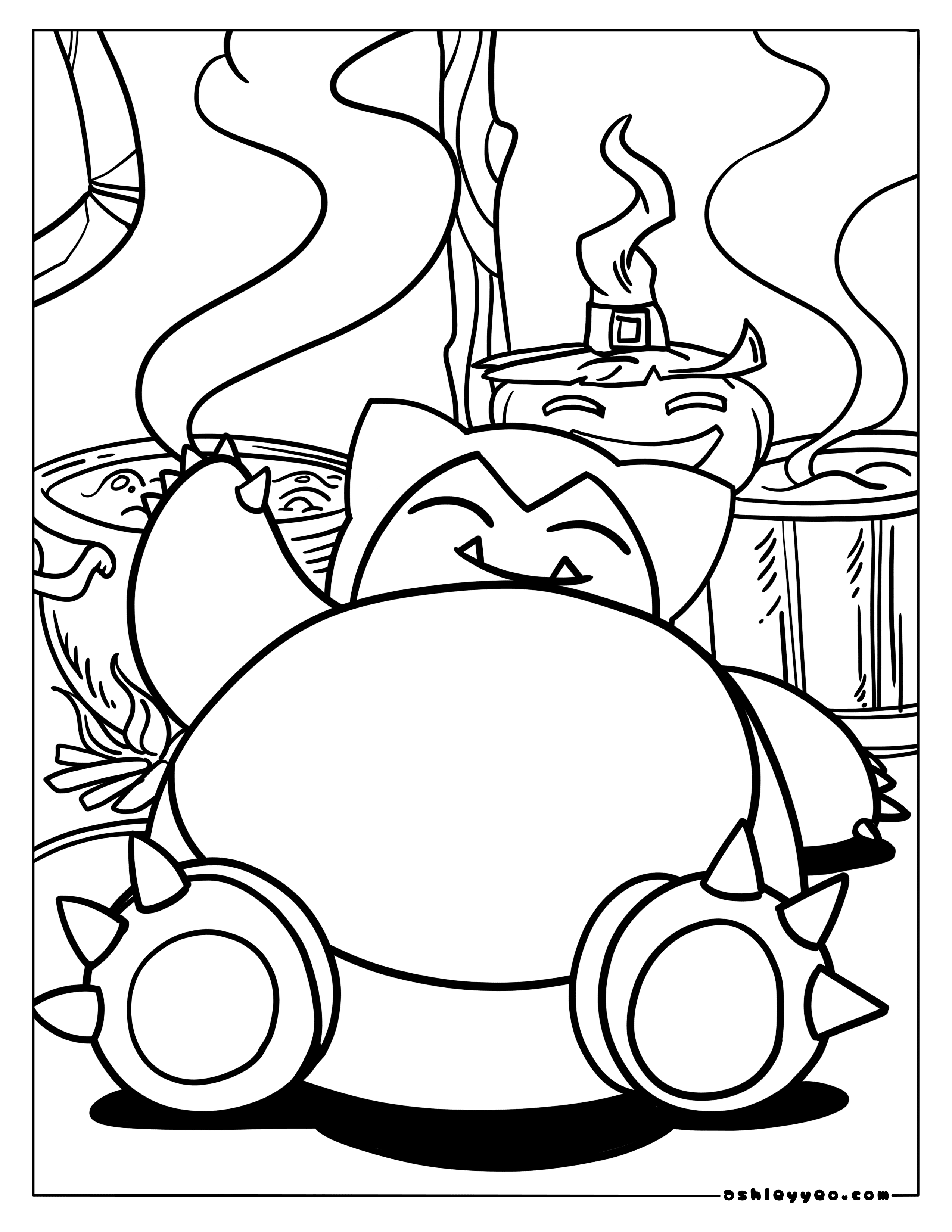 Free pokemon halloween coloring pages for kids