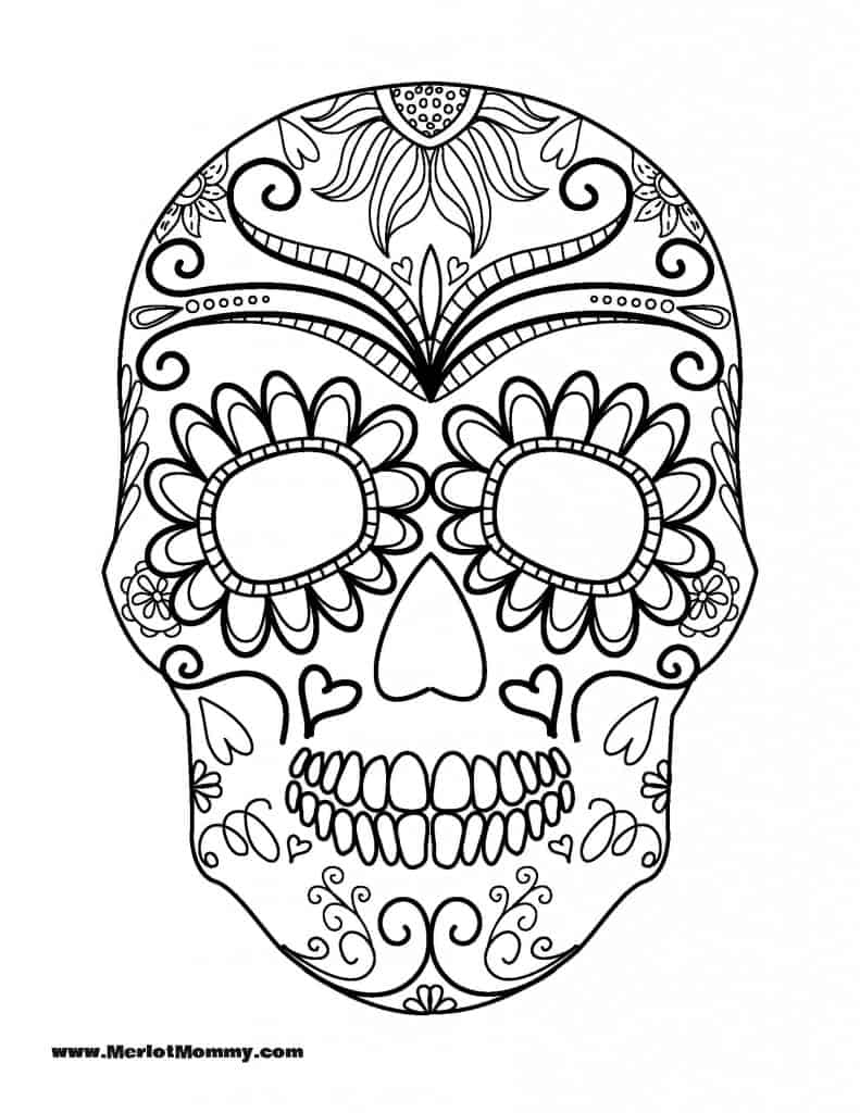 Free halloween coloring pages for adults kids