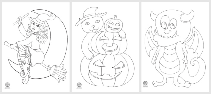 Free halloween coloring pages for kids kids activities blog