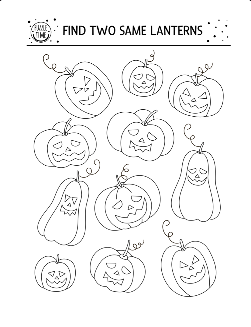 Halloween coloring book for kids