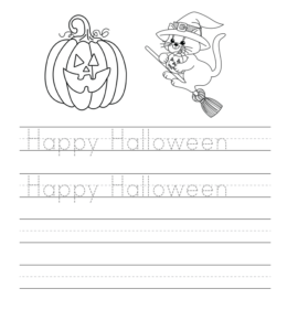 Easy halloween coloring pages playing learning