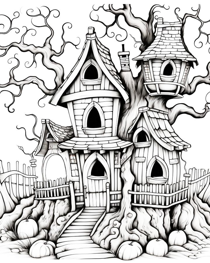 Free halloween coloring pages