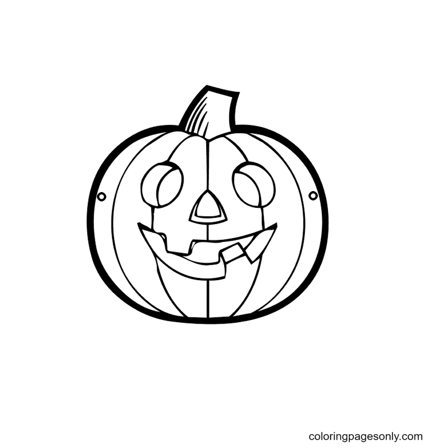 Halloween pumpkin coloring pages printable for free download