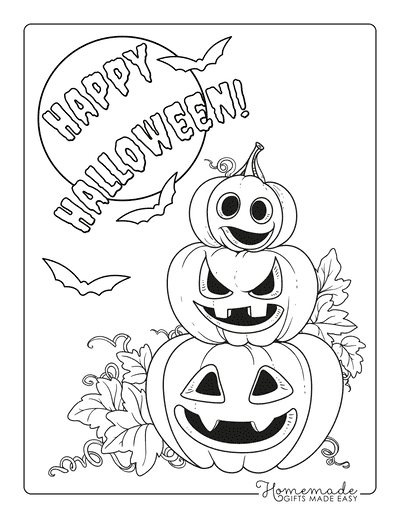 Free pumpkin coloring pages for kids adults