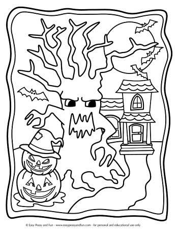 Halloween coloring pages