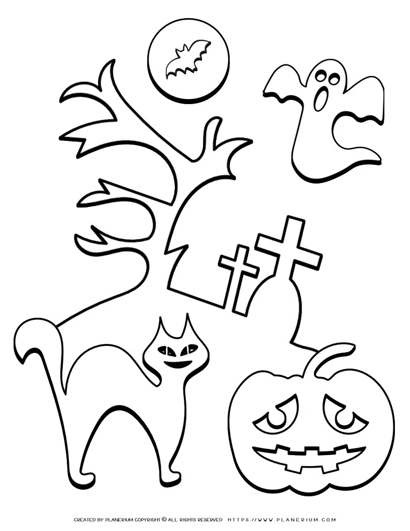 Halloween coloring page