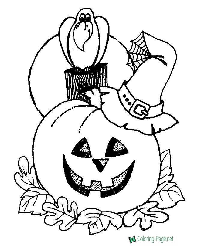 Halloween coloring pages