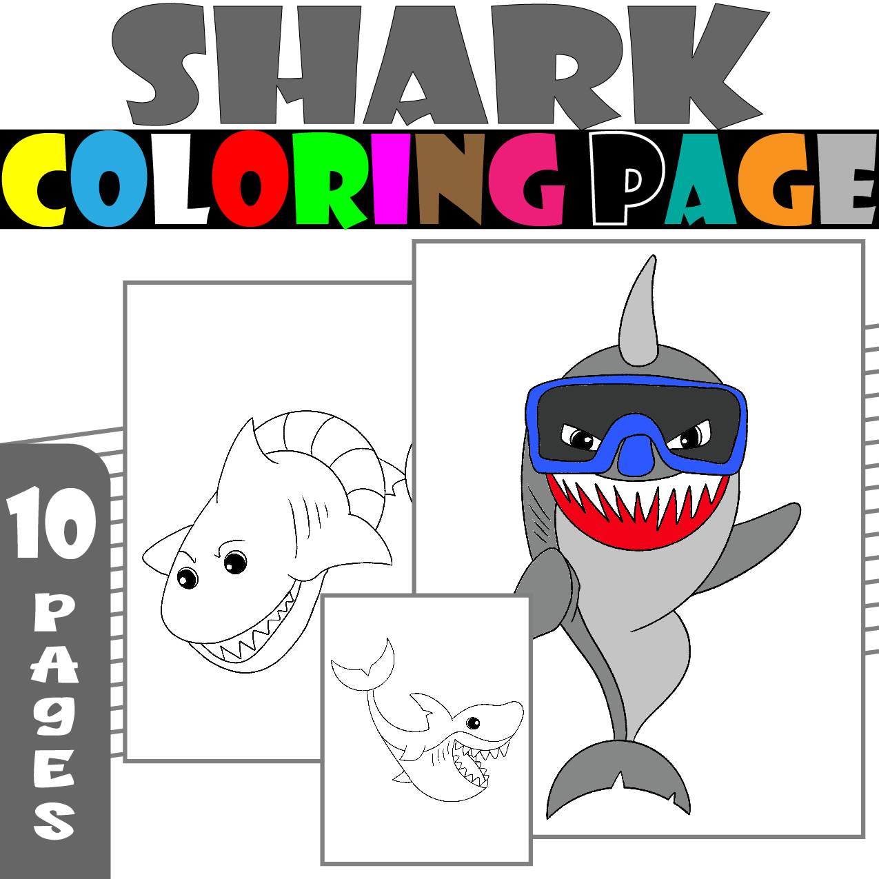 Shark coloring pages shark coloring sheets shark activities made by teachers