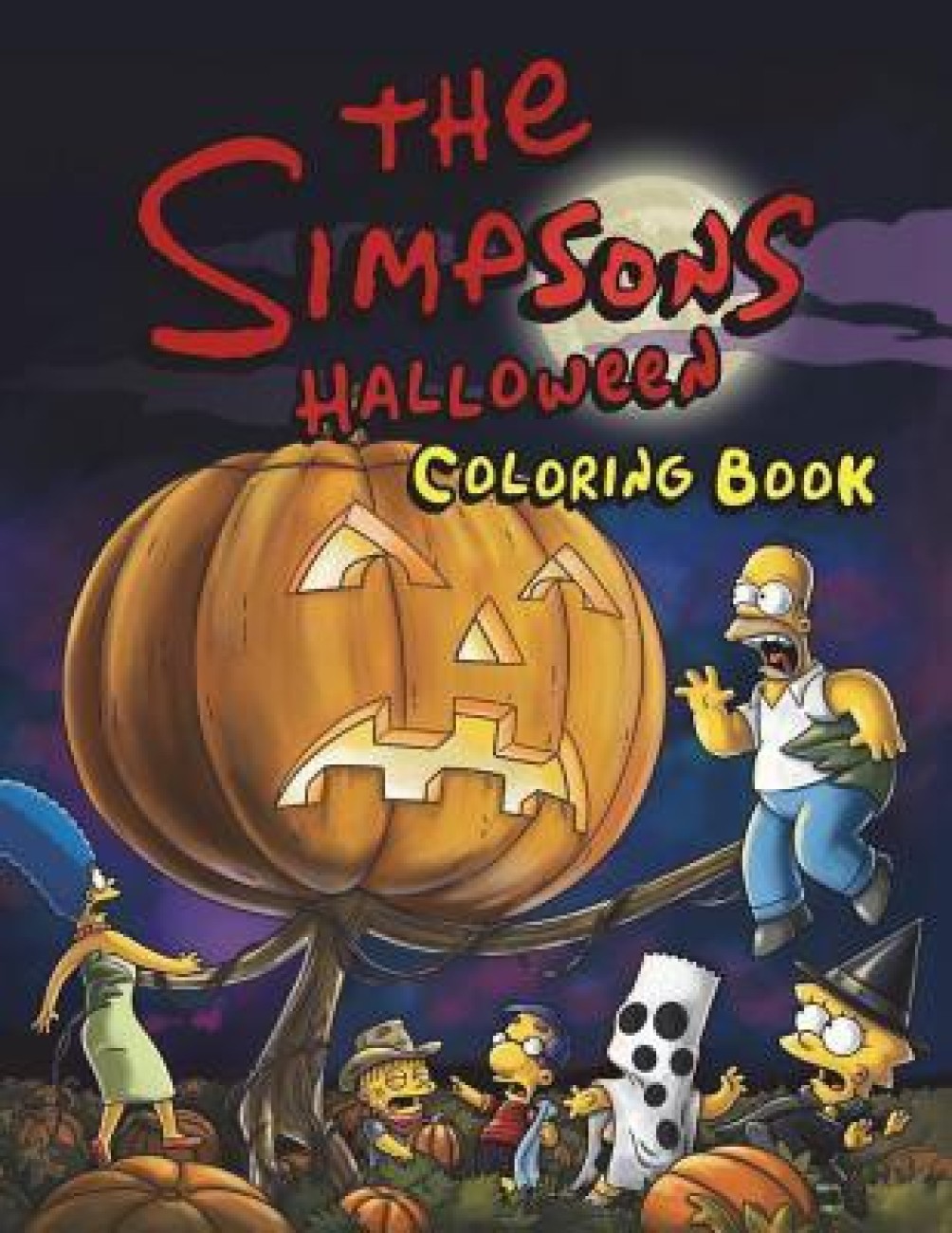 The simpsons halloween coloring book buy the simpsons halloween coloring book by jones matt at low price in india