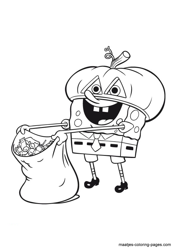 Printable coloring pages halloween coloring pages printable superhero coloring pages spongebob coloring