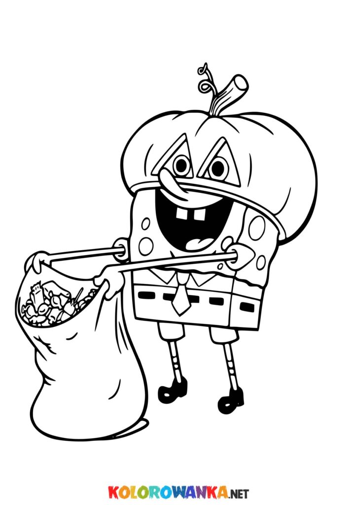 Halloween spongebob