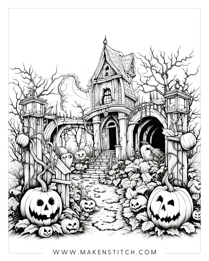 Free halloween coloring pages