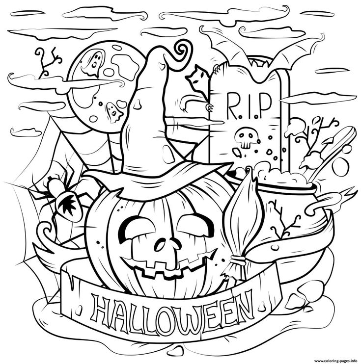 Print pumpkin halloween pumpkin cauldron spooky coloring pages halloween coloring pages halloween coloring sheets halloween coloring