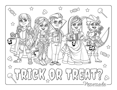 Free printable halloween coloring pages