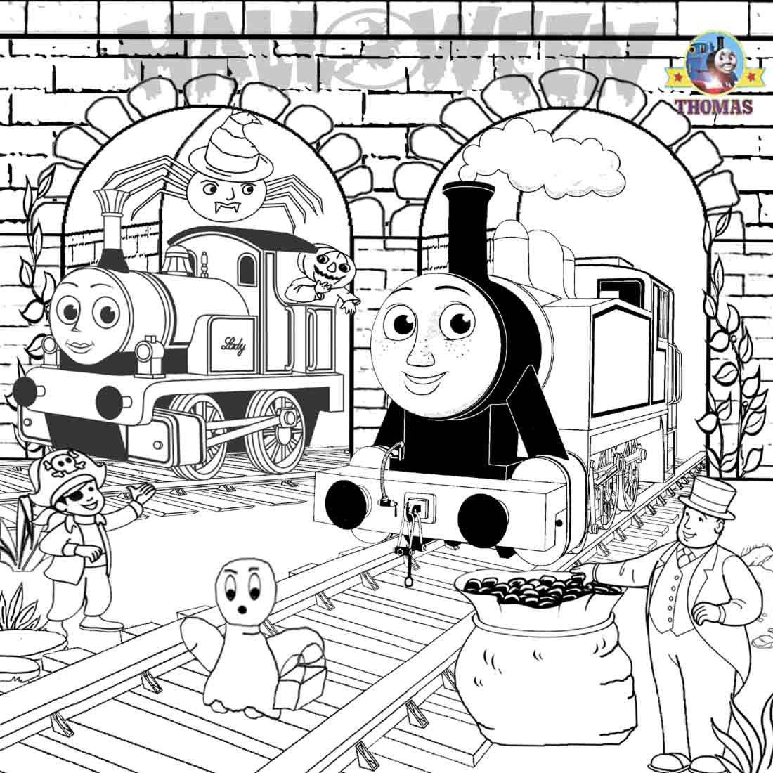 Thomas the train halloween worksheets for kids train thomas the tank engine friends free online â train coloring pages thomas and friends halloween worksheets