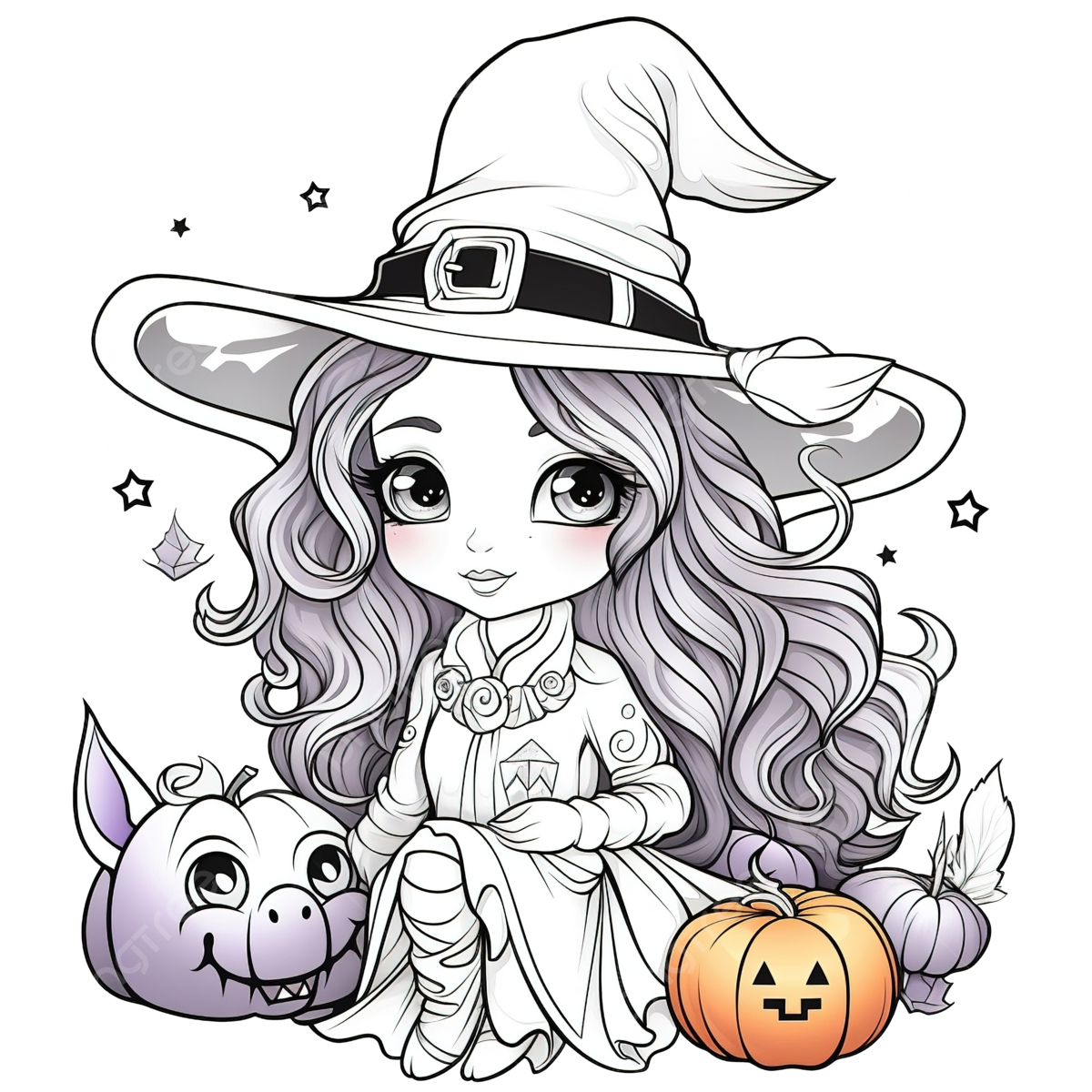 Coloring book with a cute unicorn using costume witch halloween book drawing unicorn drawing halloween drawing png transparent image and clipart for free download