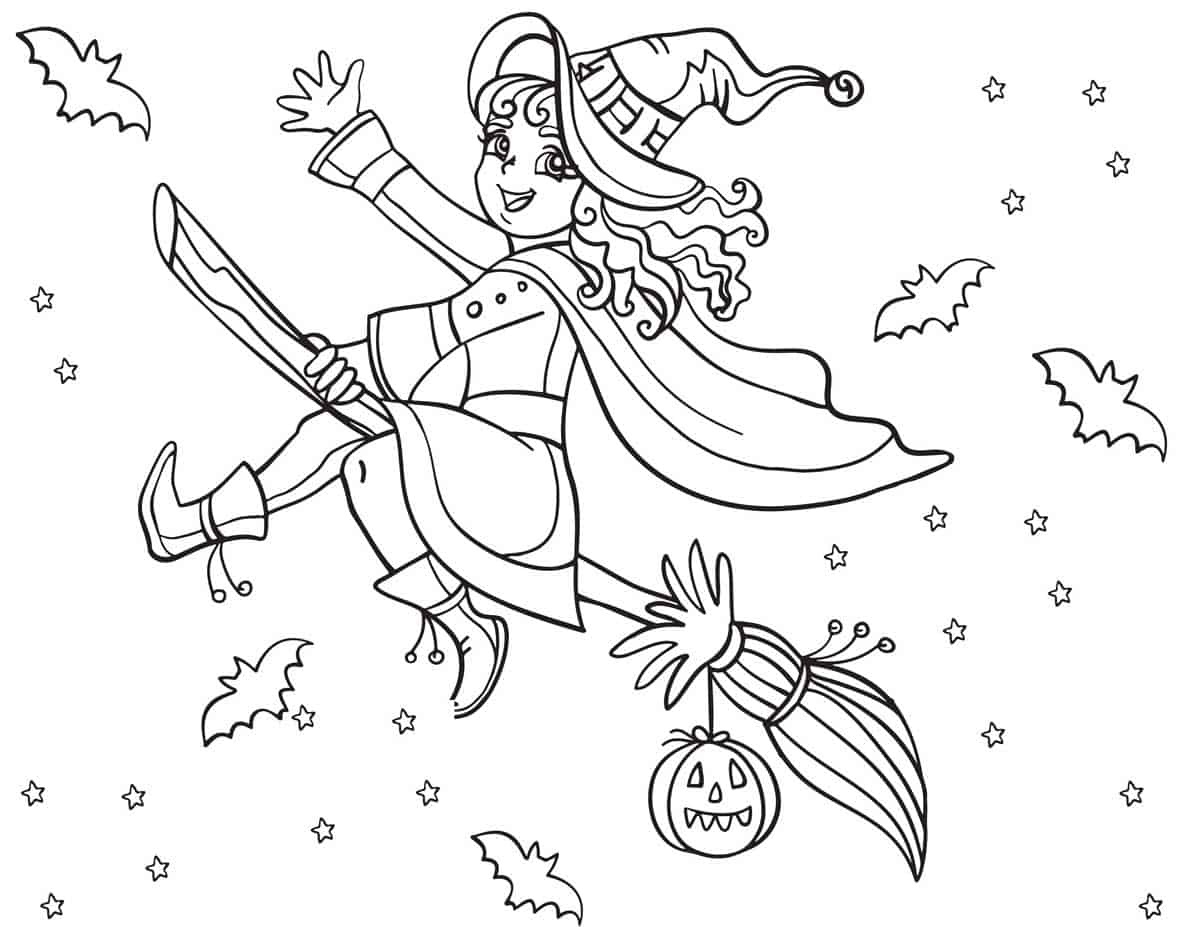 Cute halloween coloring pages by coloringpageswk on