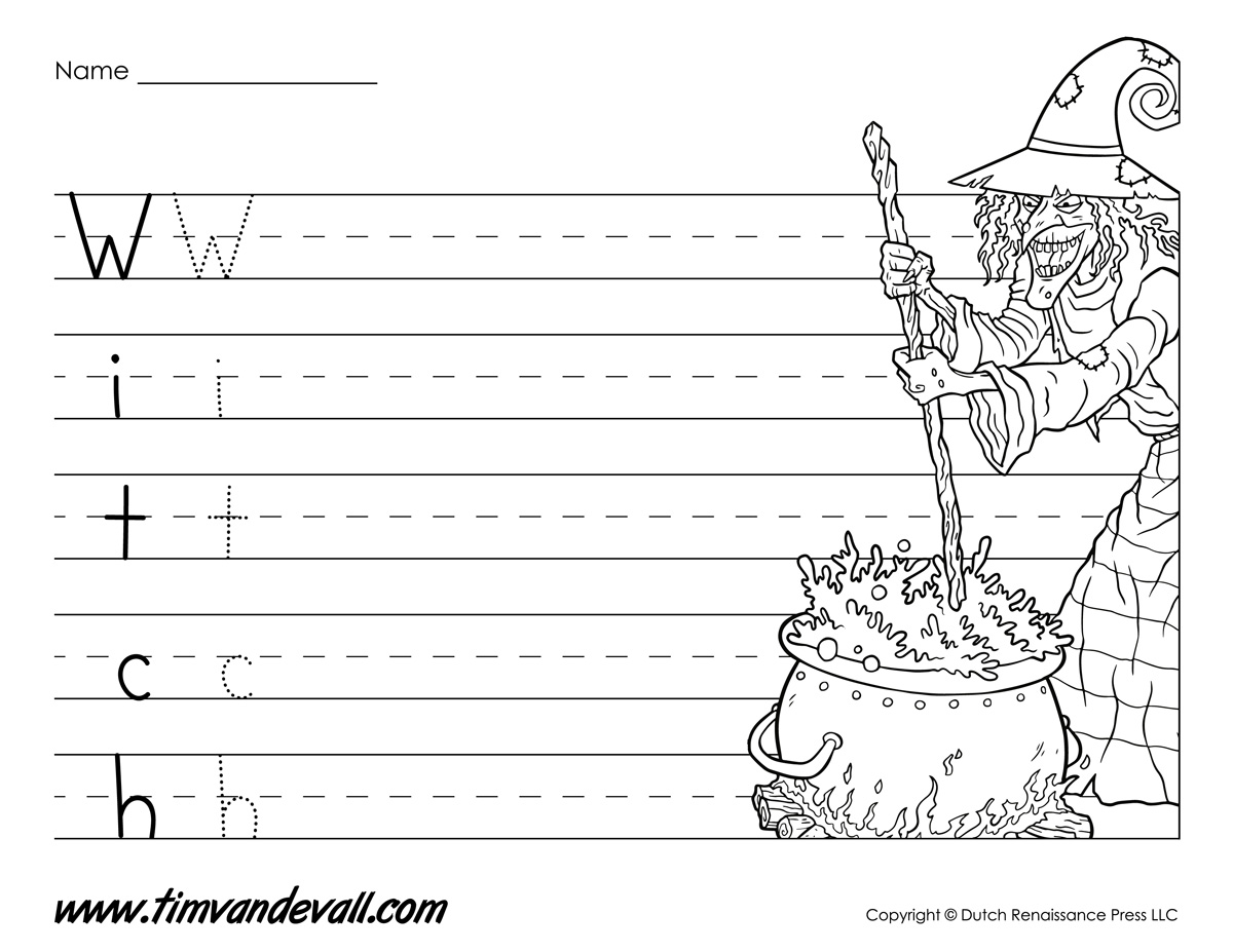 Printable halloween writing paper â tims printables