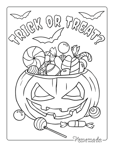 Free printable halloween coloring pages