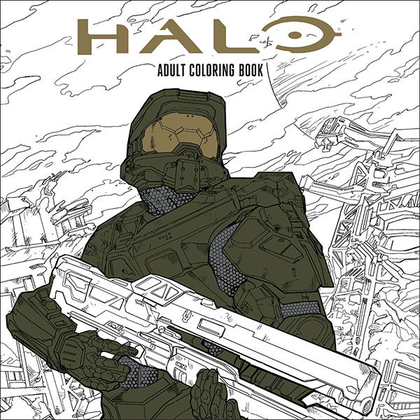 Halo adult coloring book tpb profile dark horse ics