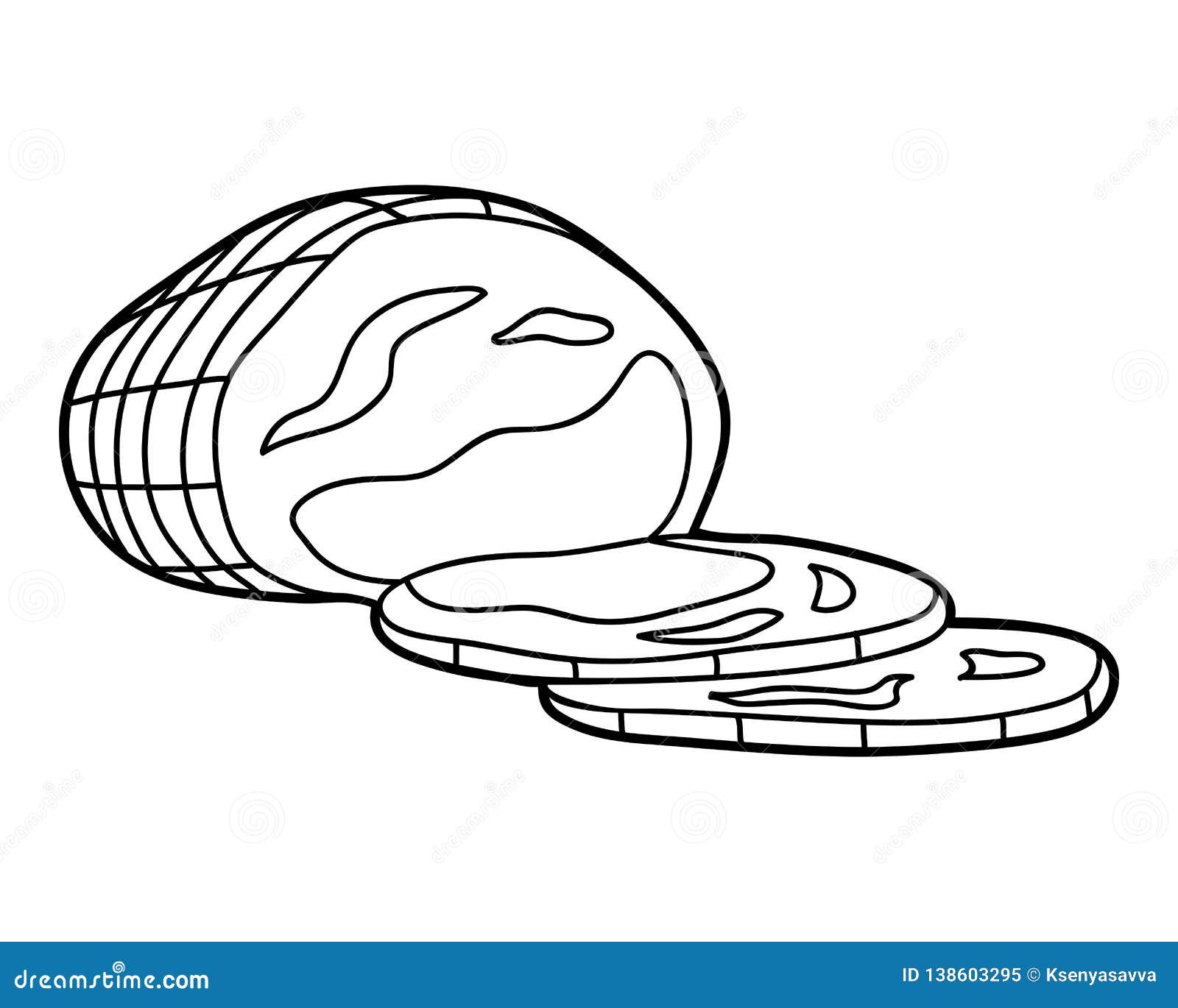 Ham coloring page stock illustrations â ham coloring page stock illustrations vectors clipart