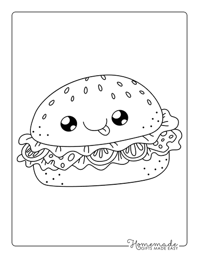 Food coloring pages for kids adults