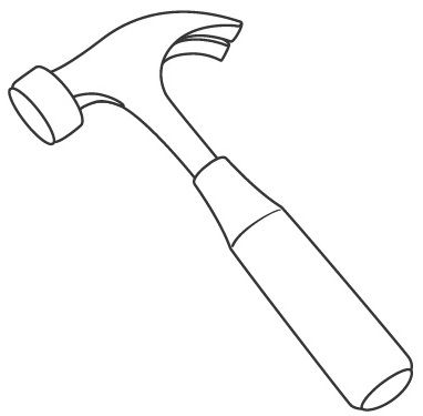 Free hammer colorin coloring pages valentine coloring pages abc coloring pages