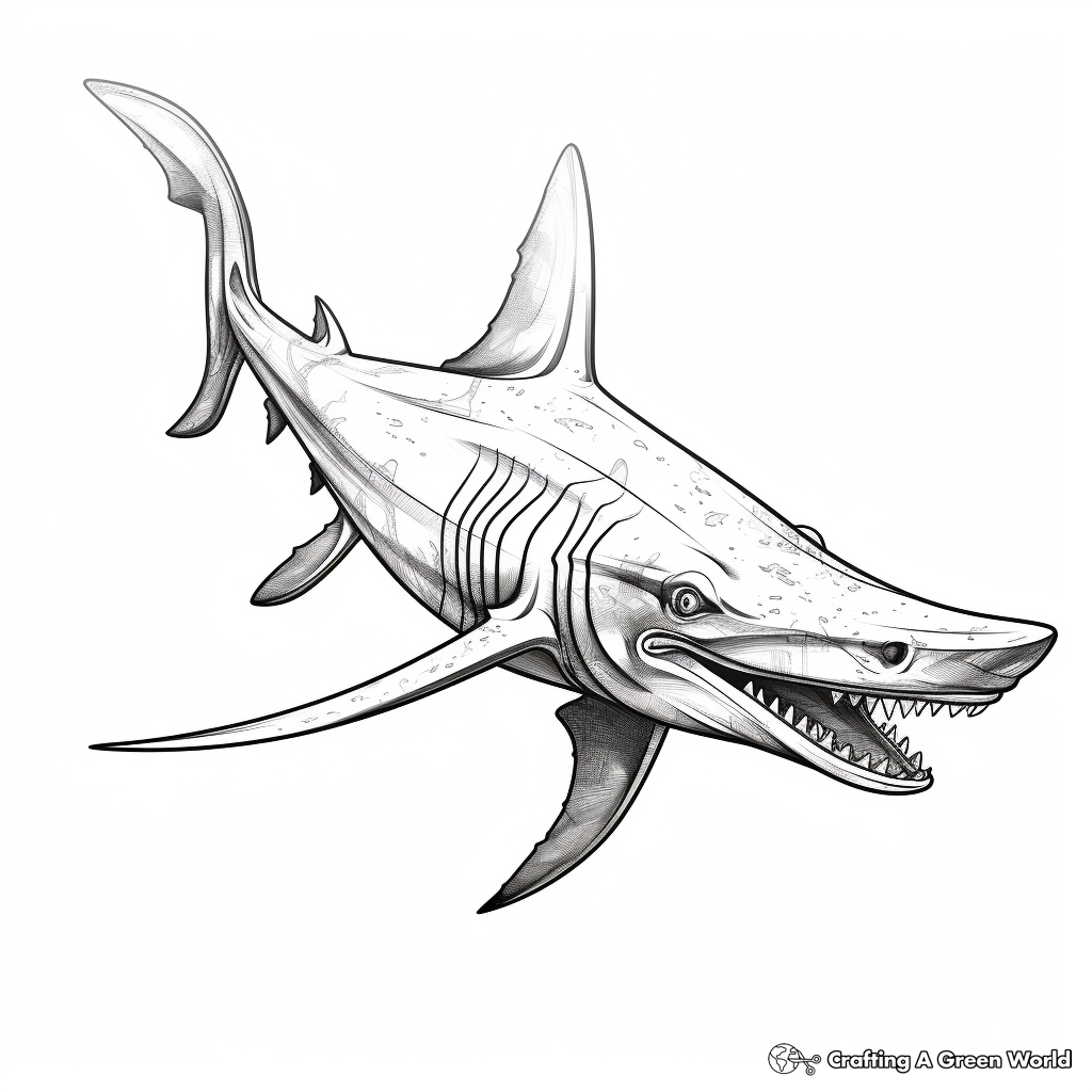 Shark week coloring pages