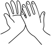 Hands coloring pages free coloring pages